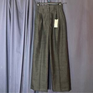 FORTE FORTE 100% Wool High Rise Grey Trouser Pant Size 00 13225_my pants
